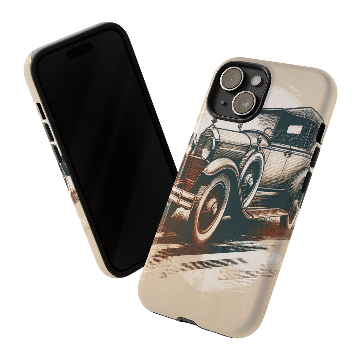 Vintage Wheels in Motion - Phone Case