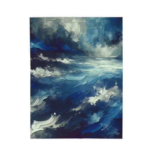 Oceanic Tempest - Plush Blanket