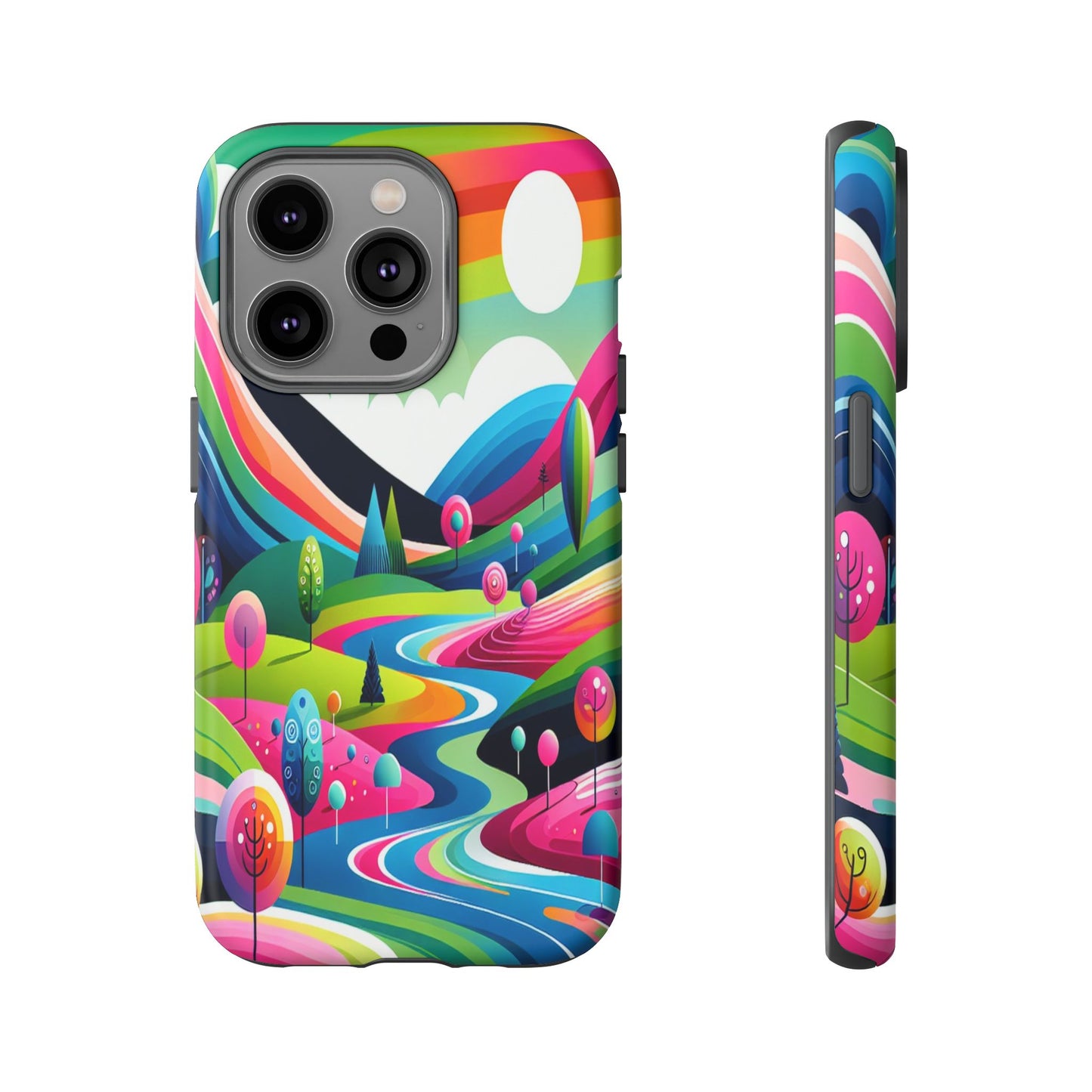 Colorful Landscape Journey - Phone Case