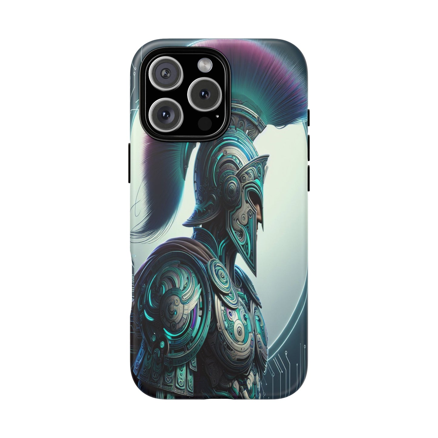 Custom ProtectiveGuardian of the Digital RealmIphone Case Compatible With Iphone 16 15 14 - Phone Cover