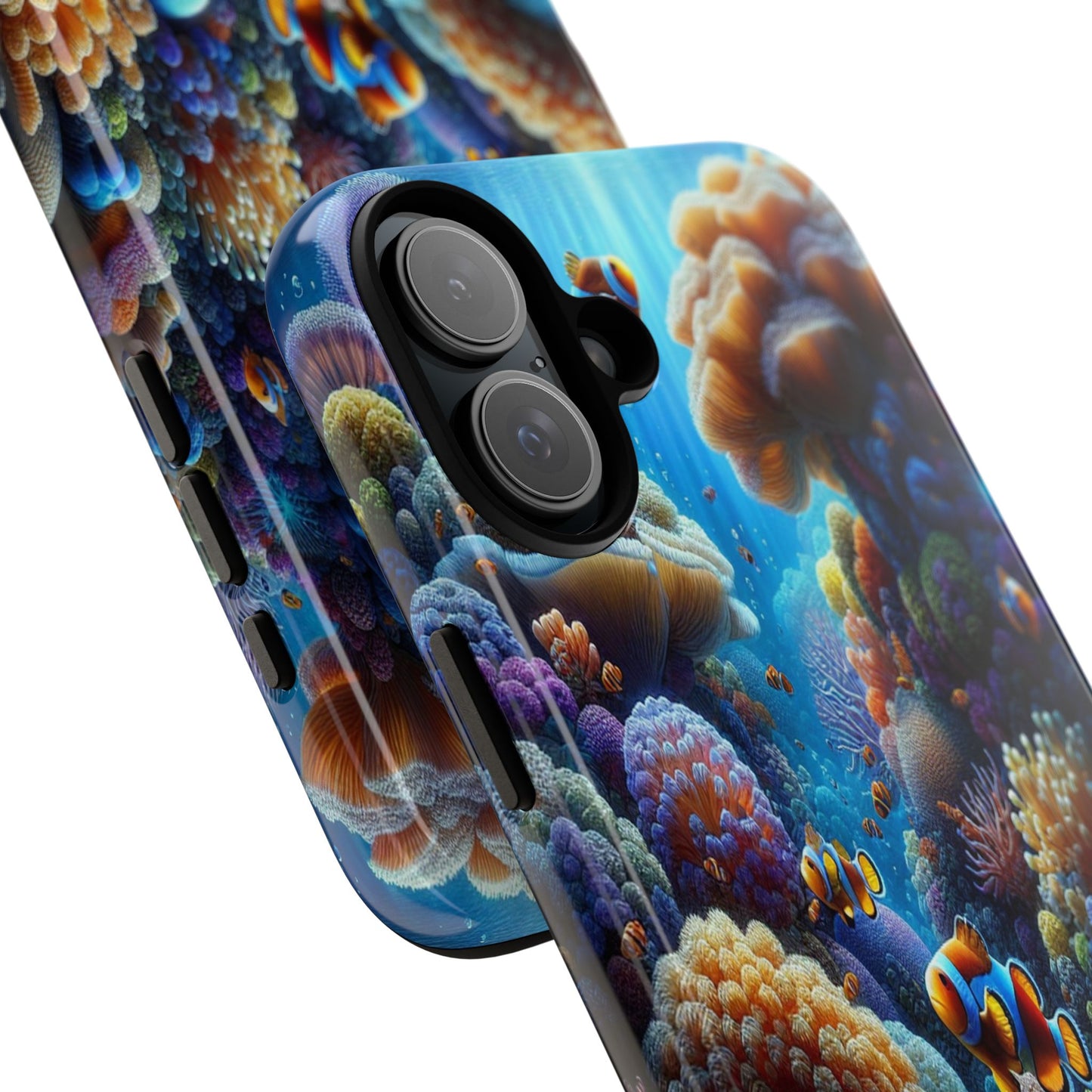 Custom ProtectiveUnderwater Paradise Alive with ColorIphone Case Compatible With Iphone 16 15 14 - Phone Cover