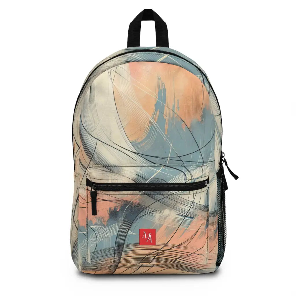 A Dance of Colors and Lines Backpack One size Bags