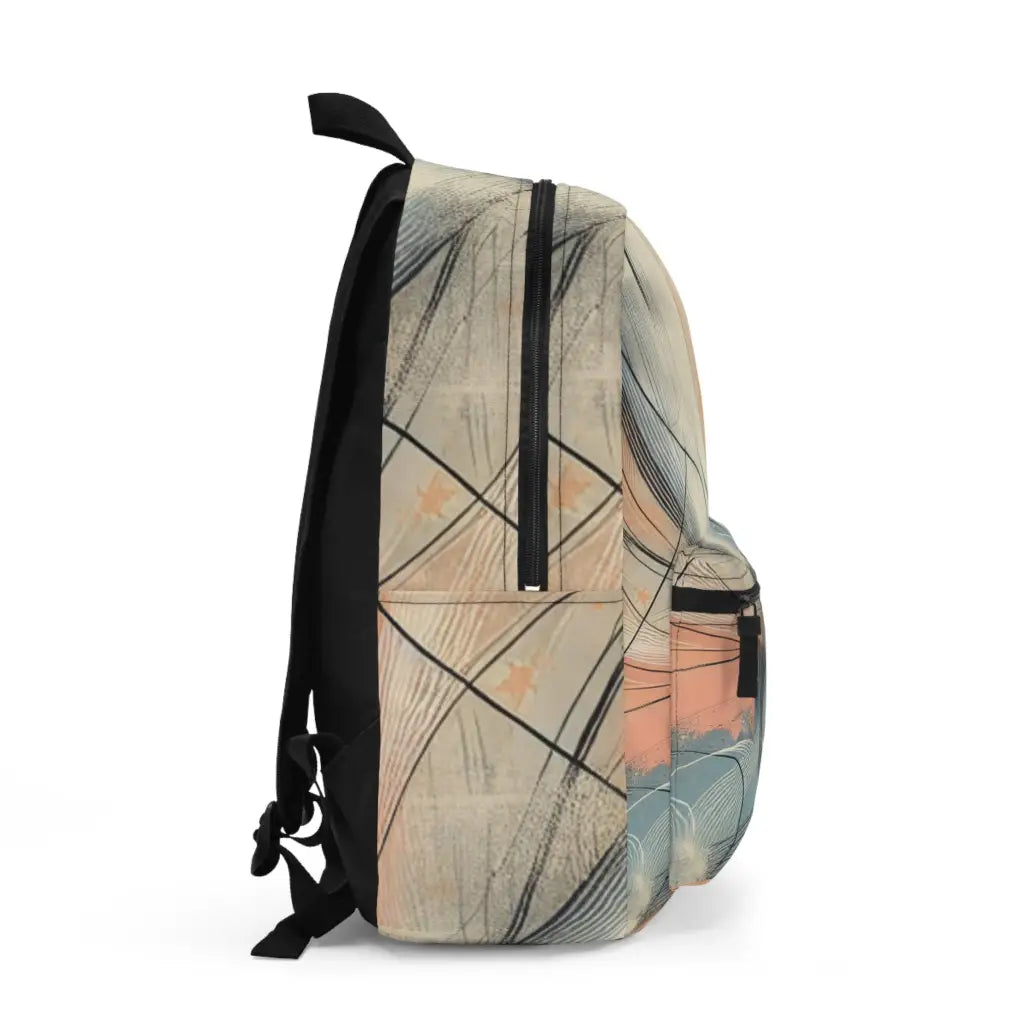 A Dance of Colors and Lines Backpack One size Bags