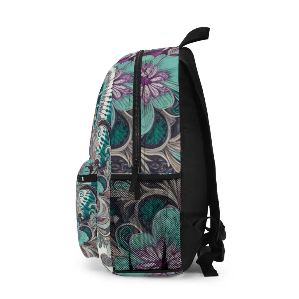 Abstract Botanical Whorls - Backpack - One size - Bags