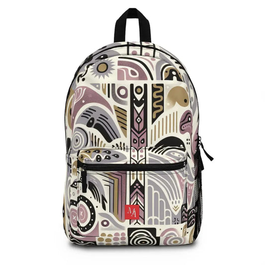 Abstract Geometric Landscape - Backpack - One size - Bags