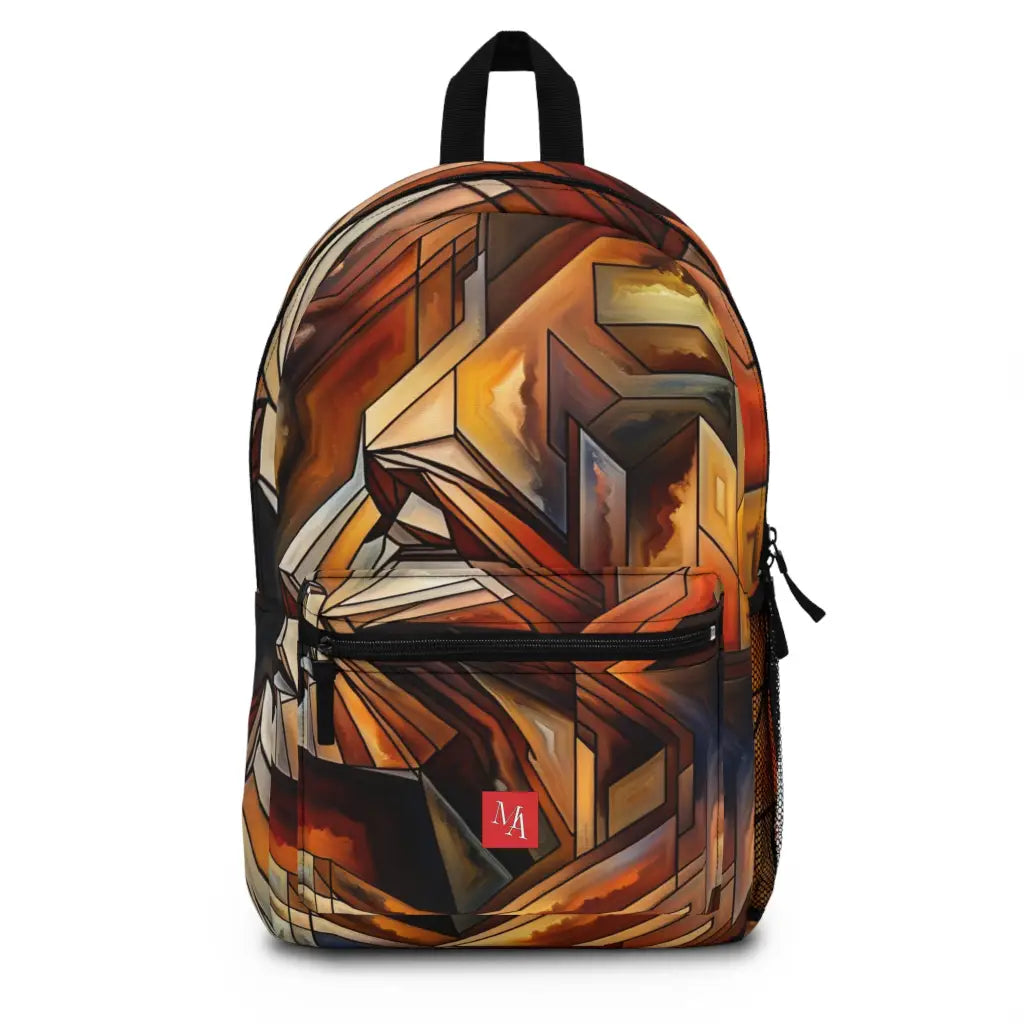 Abstract Geometry in Motion Backpack One size Bags
