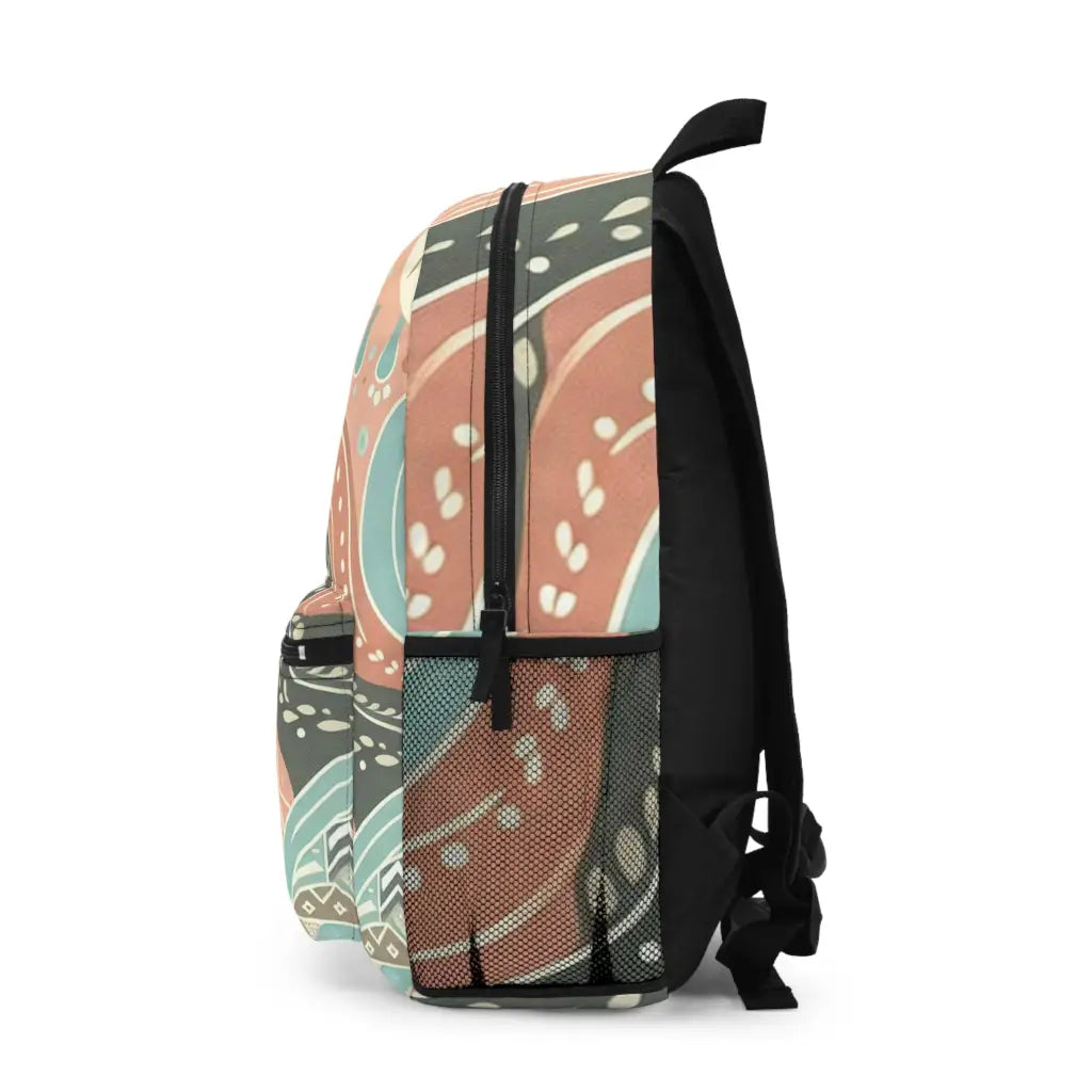 Abstract Patterns in Pastel Hues - Backpack - One size