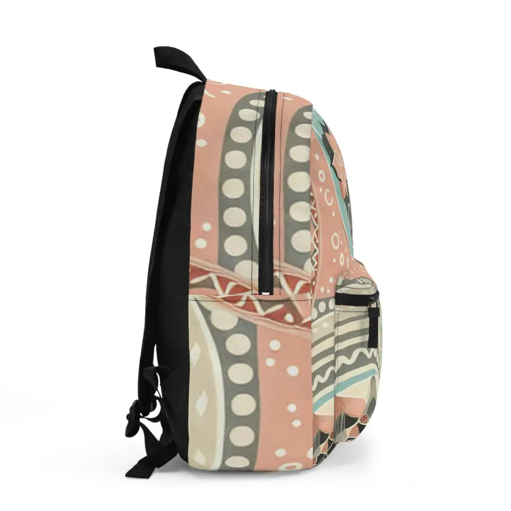 Abstract Patterns in Pastel Hues - Backpack - One size