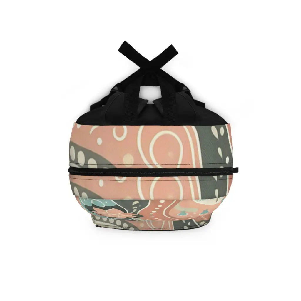 Abstract Patterns in Pastel Hues - Backpack - One size