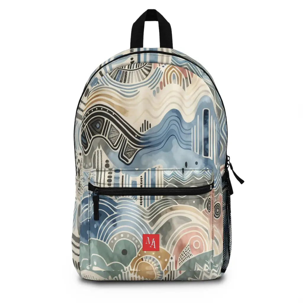 Abstract Rhythms of Nature - Backpack - One size - Bags