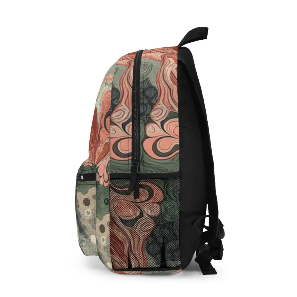 Abstract Whirls and Swirls - Backpack - One size - Bags