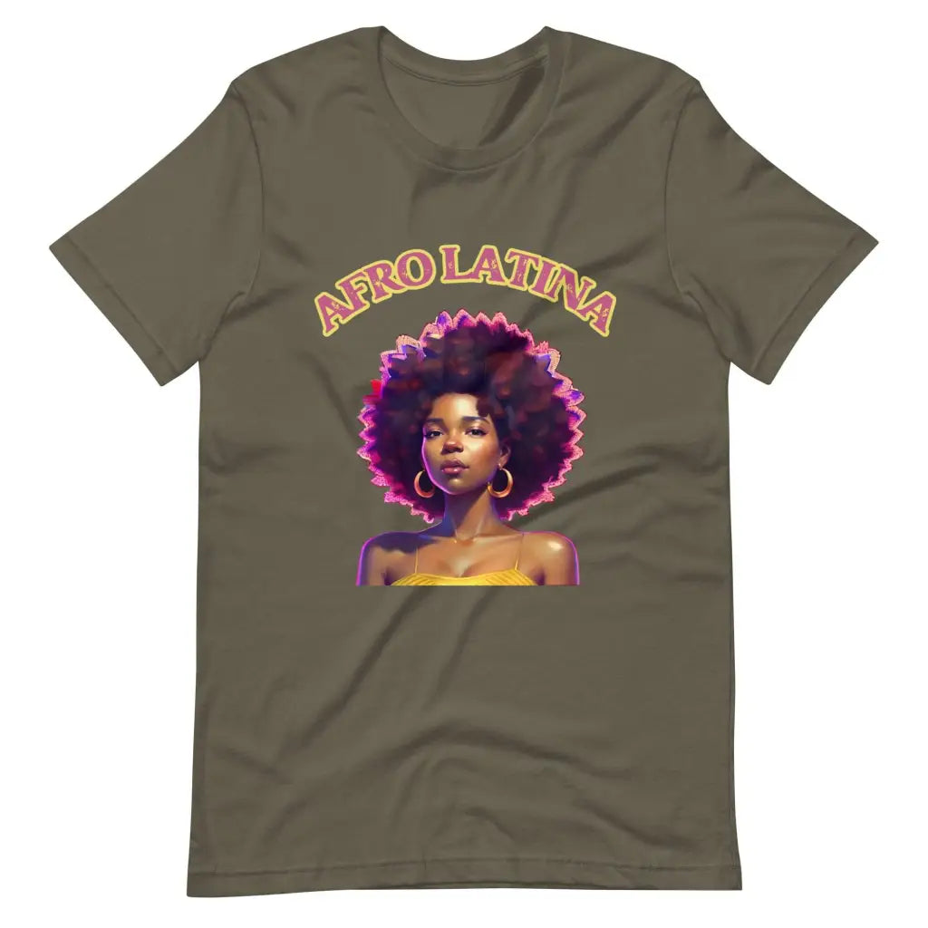 Afro Latina t-shirt - Army / S