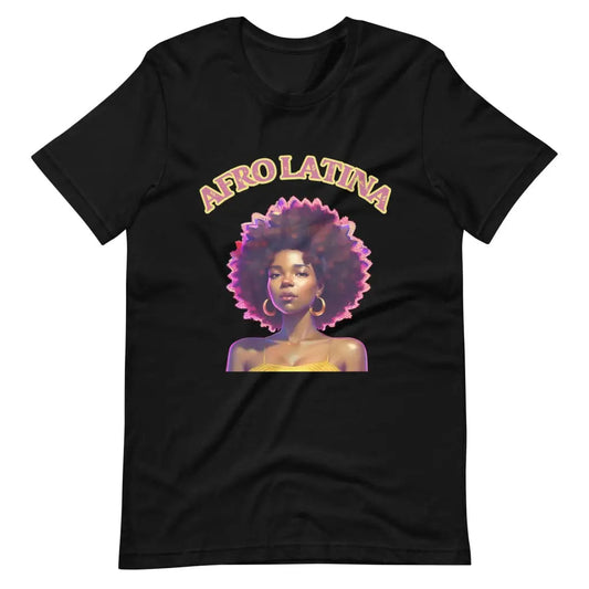 Afro Latina t-shirt - Black / S