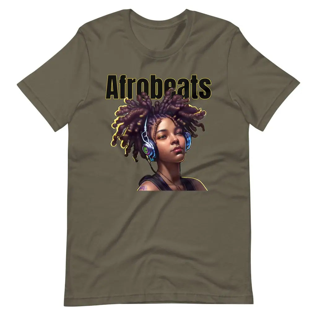 Afrobeats Unisex t-shirt - Army / S