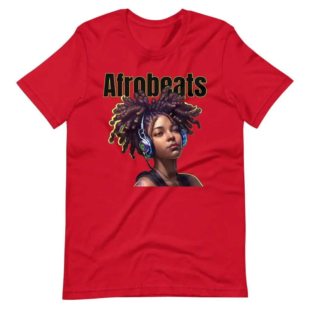 Afrobeats Unisex t-shirt - Red / S