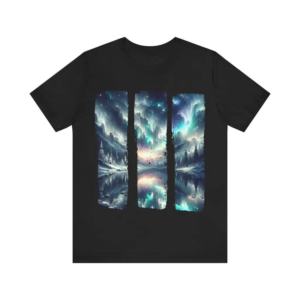 Alpine Glow and Cosmic Echoes - Jersey Short Sleeve Tee