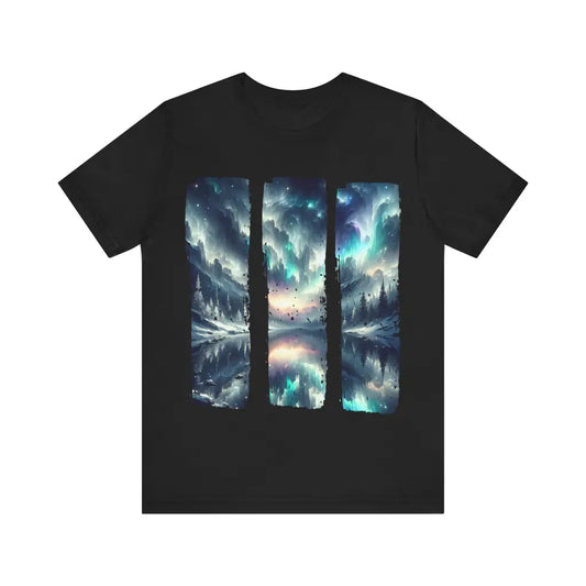 Alpine Glow and Cosmic Echoes - Jersey Short Sleeve Tee