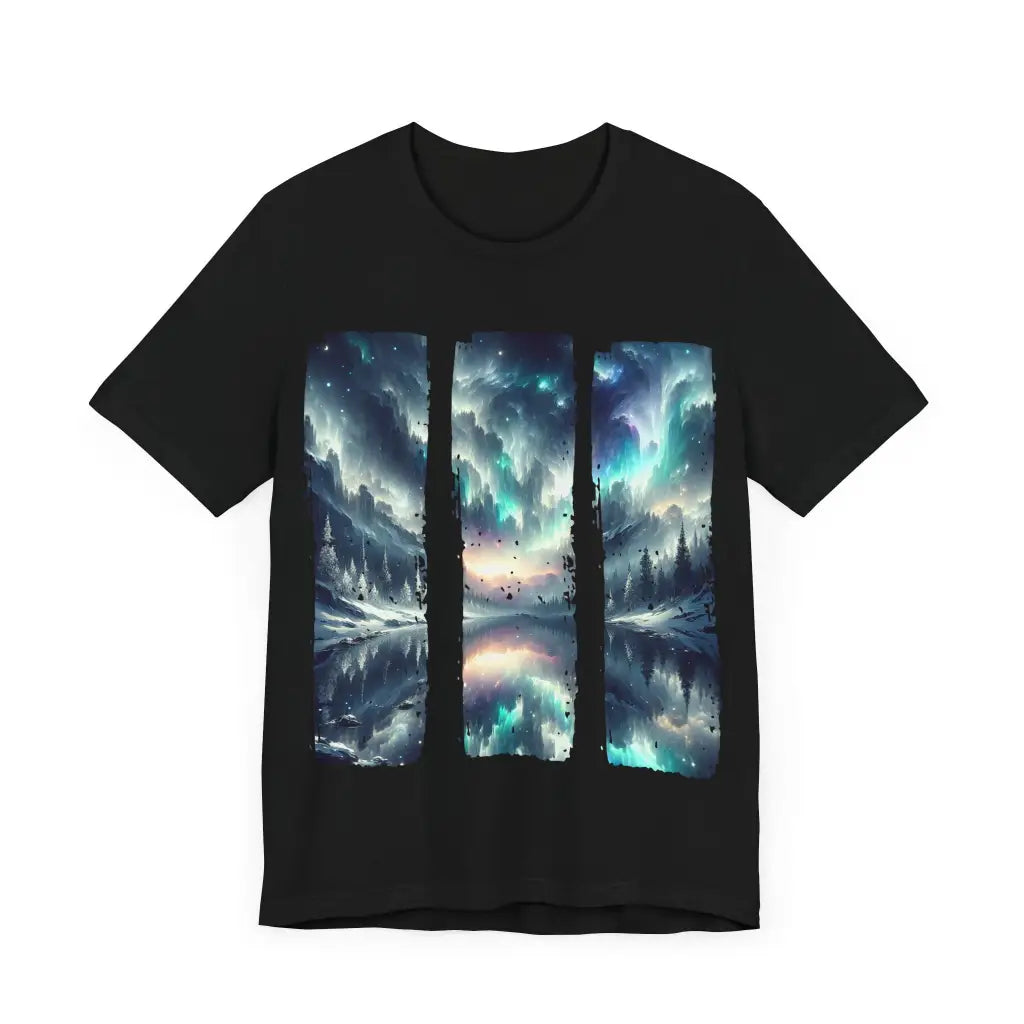 Alpine Glow and Cosmic Echoes - Jersey Short Sleeve Tee