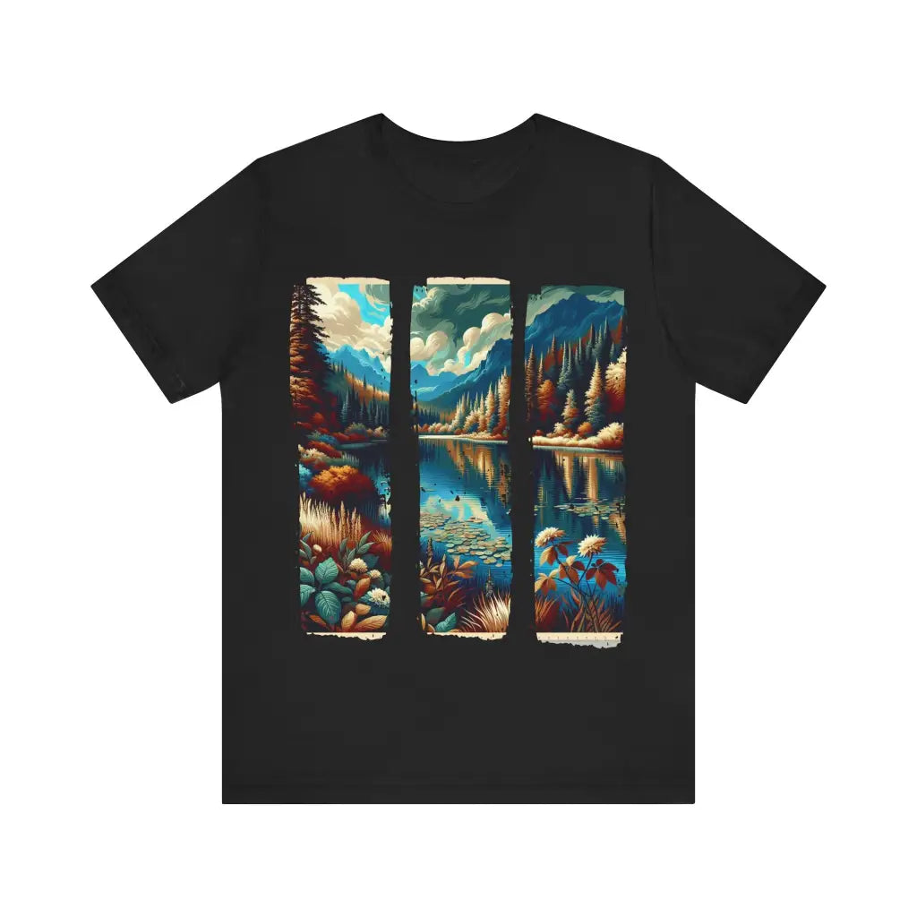 Alpine Respite - Jersey Short Sleeve Tee - Black / S