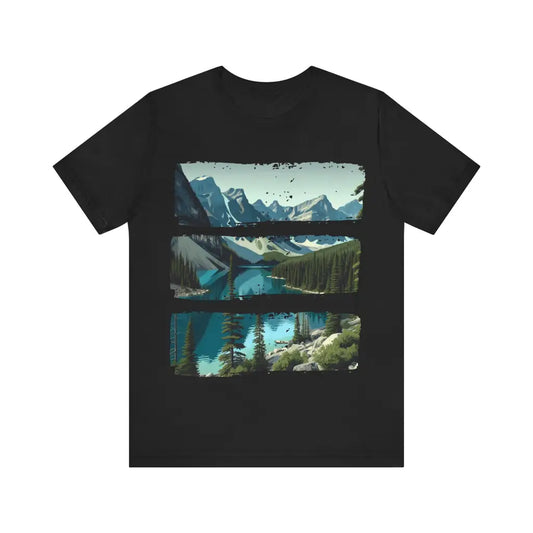 Alpine Respite - Jersey Short Sleeve Tee - Black / S