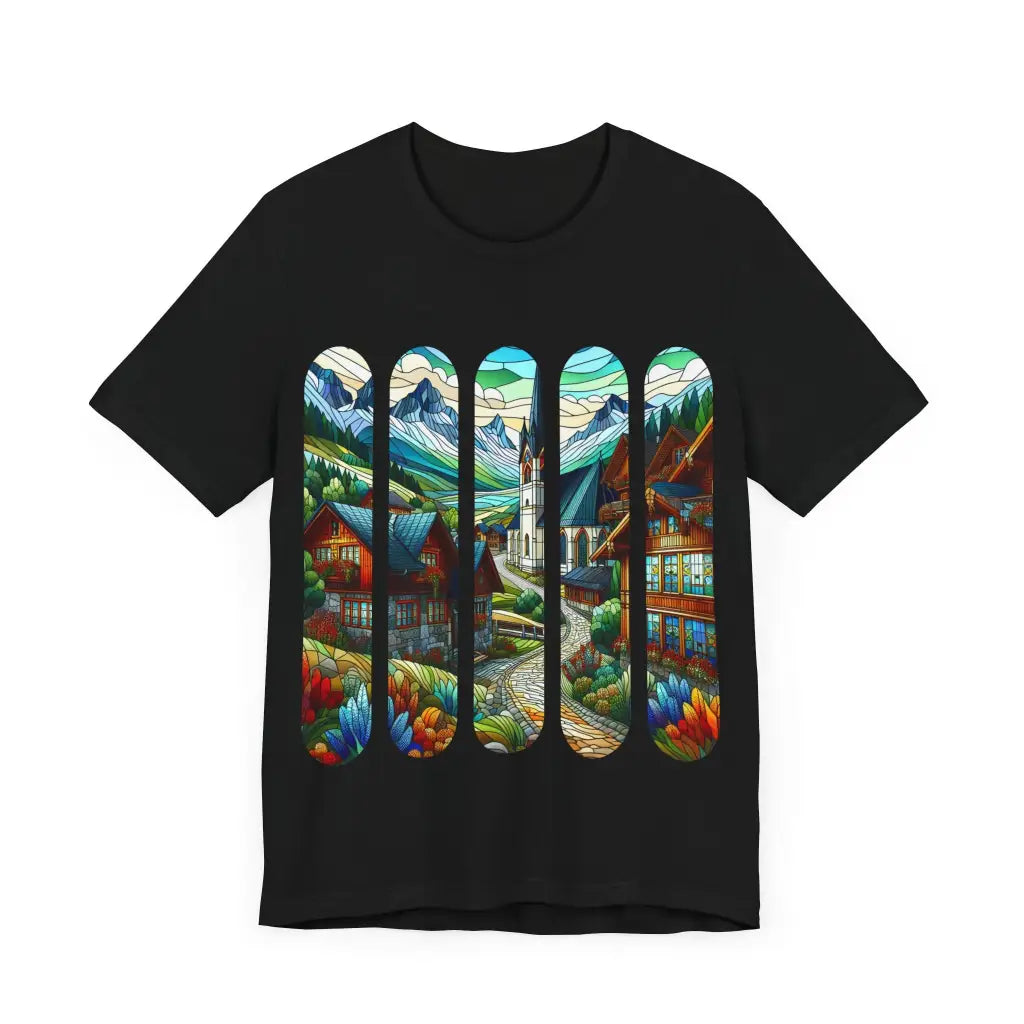 Alpine Village Retreat - Jersey Short Sleeve Tee - T-Shirt