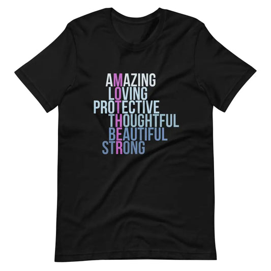 Amazing Mother Short-sleeve t-shirt Acronym - Black / S