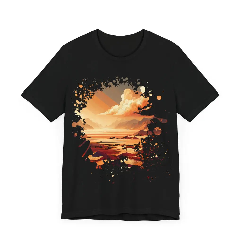 Amber Dunes at Daybreak - Jersey Short Sleeve Tee - T-Shirt