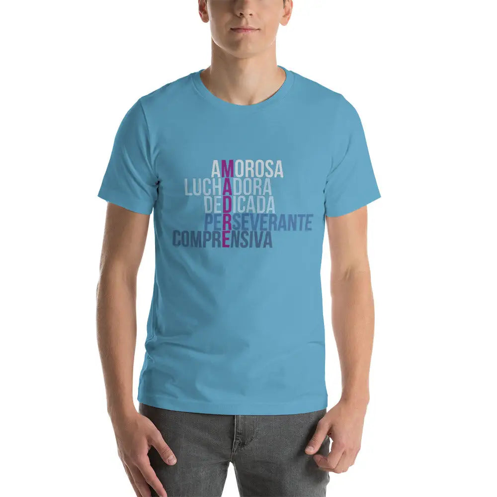 Amorosa Madre Short-sleeve t-shirt Acronym - Ocean Blue / S