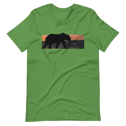 An Elephant’s Journey t-shirt - Leaf / S - T-Shirt