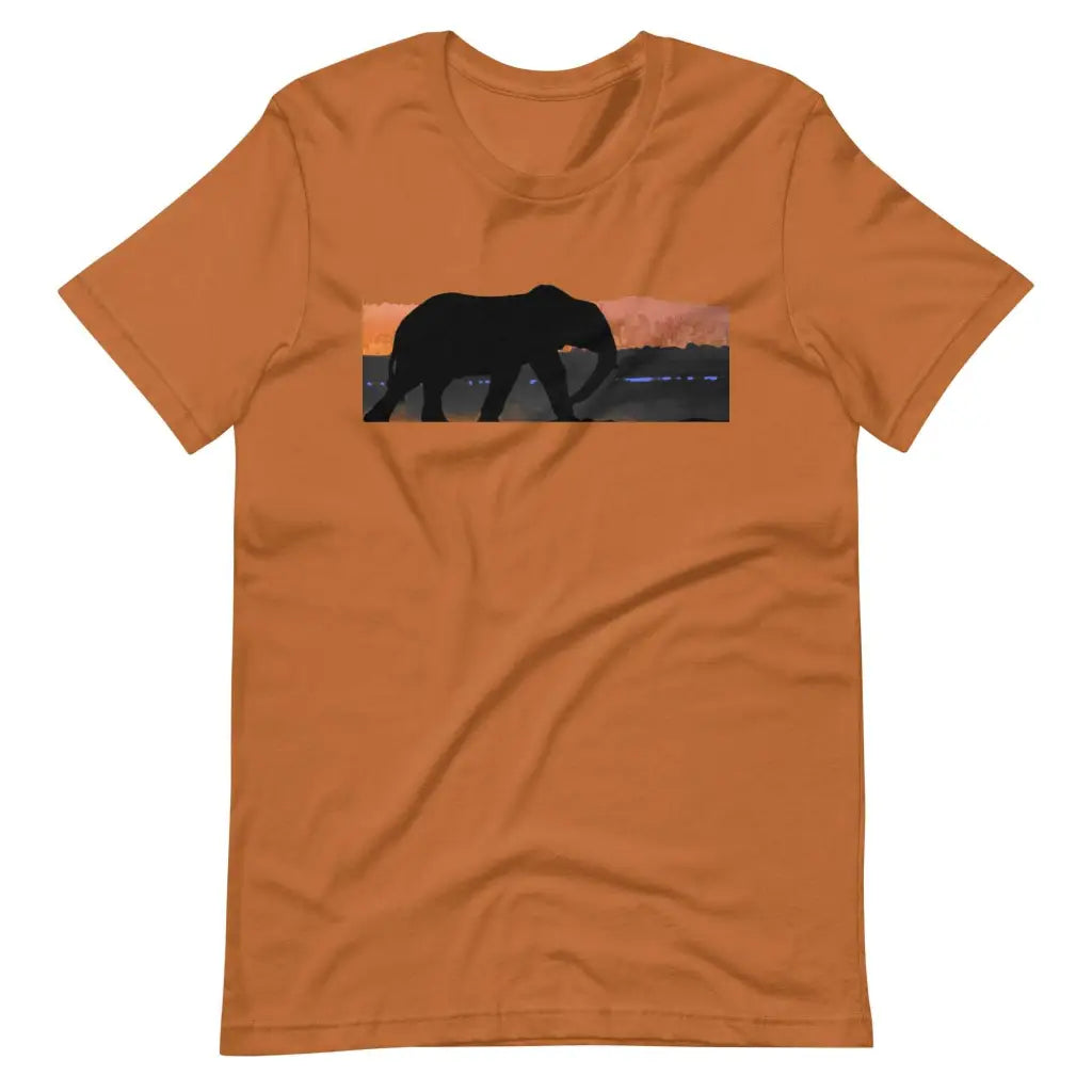 An Elephant’s Journey t-shirt - Toast / S - T-Shirt