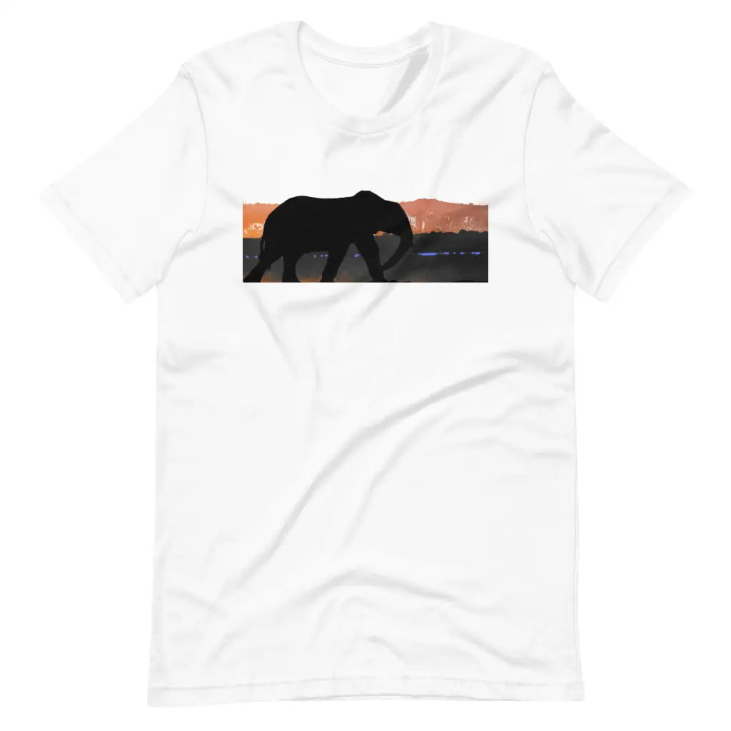 An Elephant’s Journey t-shirt - White / S - T-Shirt