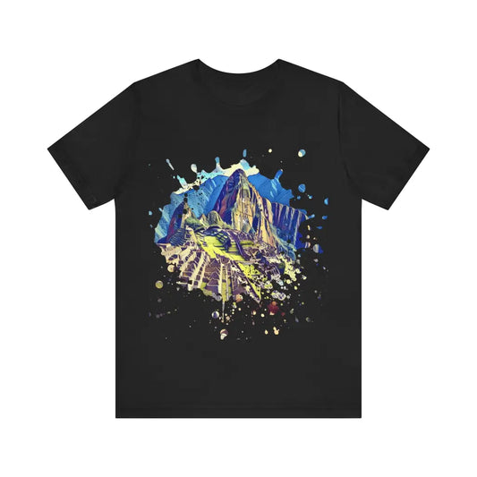 Andean Heights with Llamas - Jersey Short Sleeve Tee