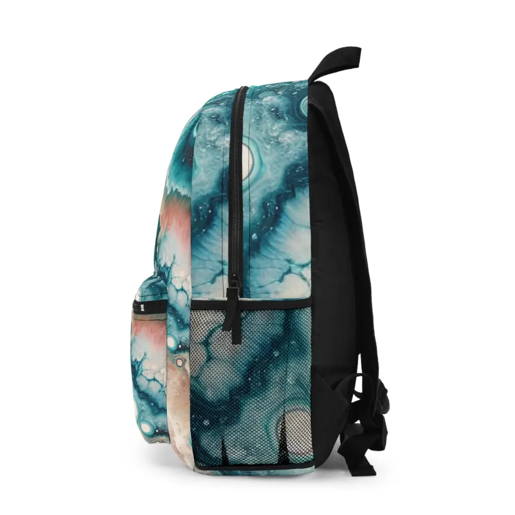 Aqua and Coral Reverie - Backpack - One size - Bags