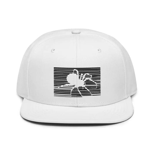 Arachnoid Snapback Hat - White