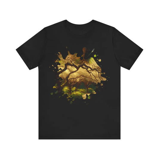 Arboreal Brushwork Pathway - Jersey Short Sleeve Tee