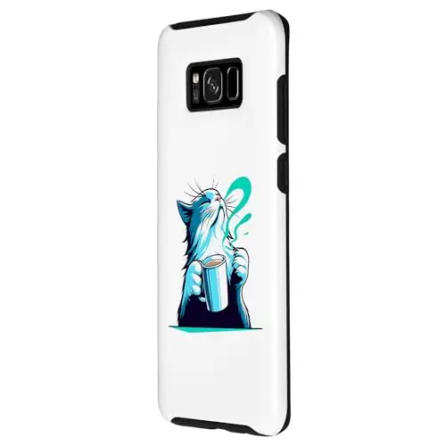 Aromatic Bliss: Coffee Cat Enjoying the Moment Case