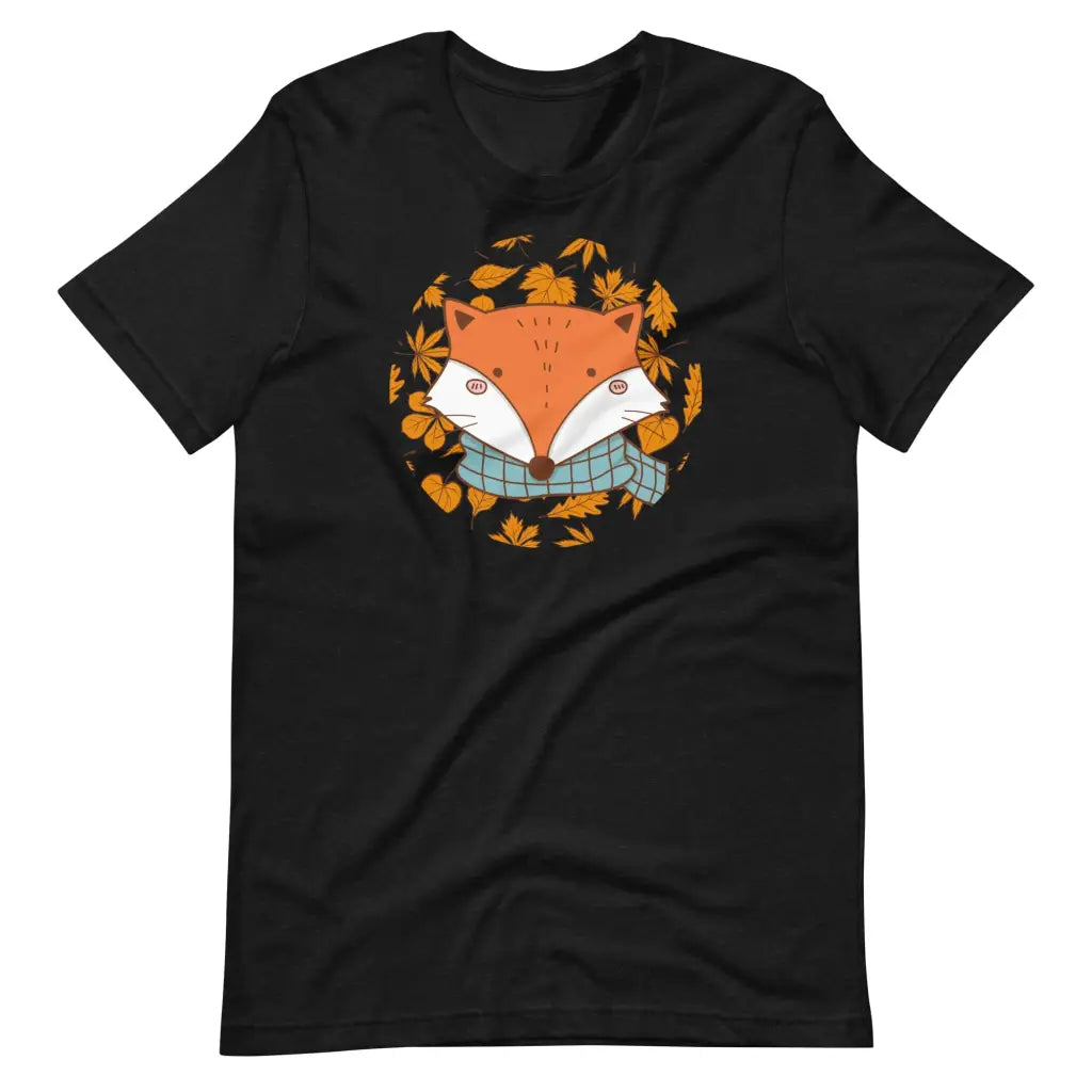 Autumn Fox t-shirt - Black Heather / S - T-Shirt