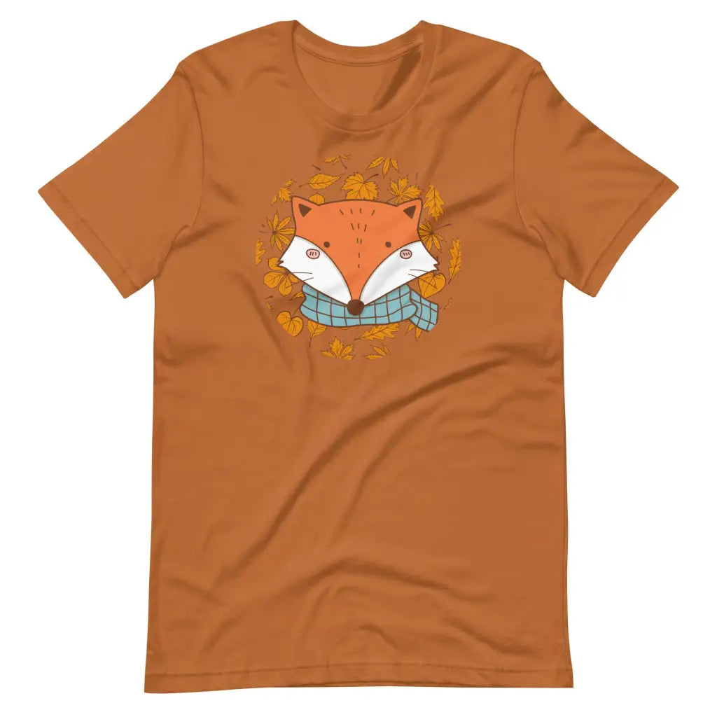 Autumn Fox t-shirt - Toast / S - T-Shirt