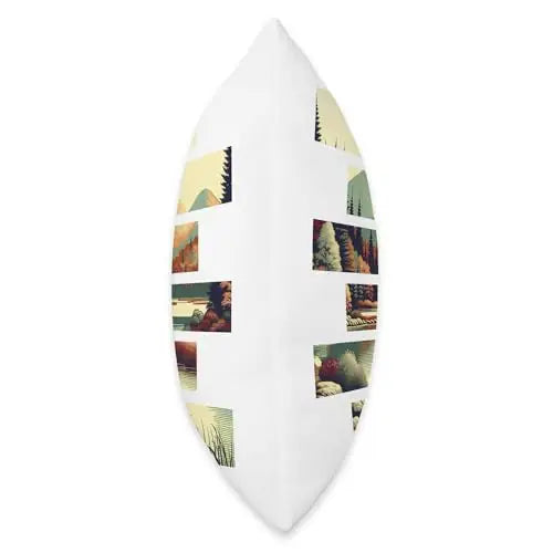 Autumnal Harmony: Reflections of a Mountain Lake Throw