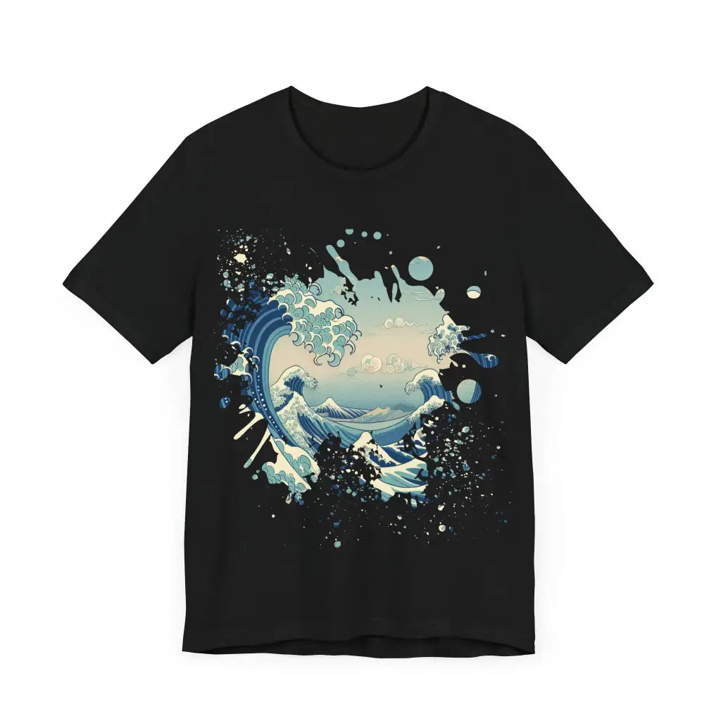 Azure Rolling Tides - Jersey Short Sleeve Tee - T-Shirt