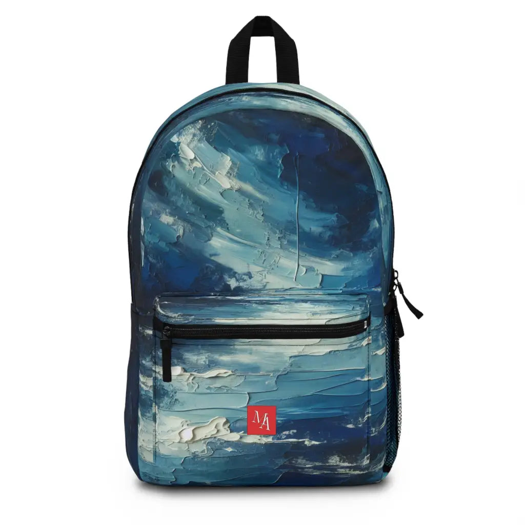 Azure Waves Backpack One size Bags