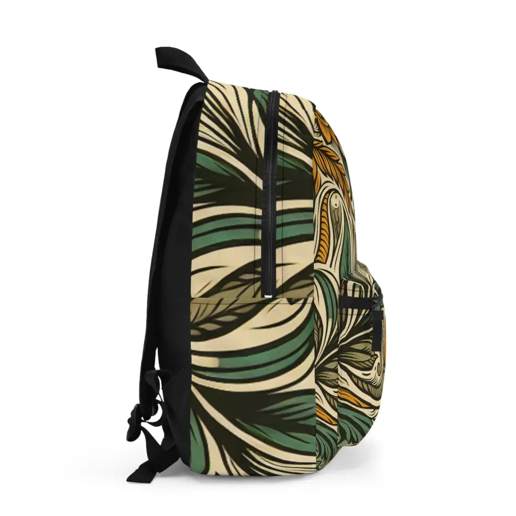 Baroque Botanical Scrolls - Backpack - One size - Bags