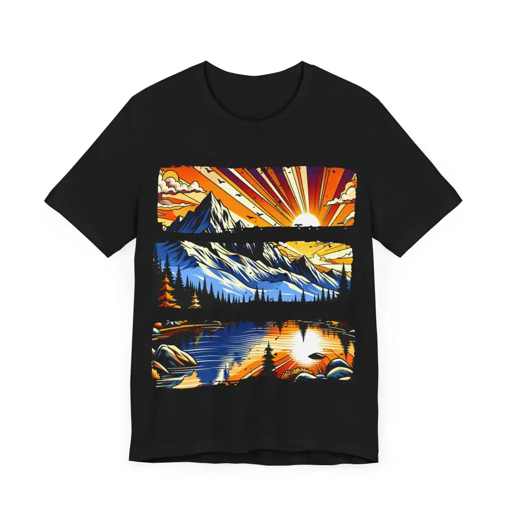 Baroque Spectrum Cascade - Jersey Short Sleeve Tee - T-Shirt