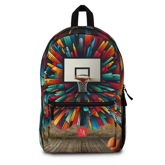 Basketball Court Explosion Backpack One size Bags