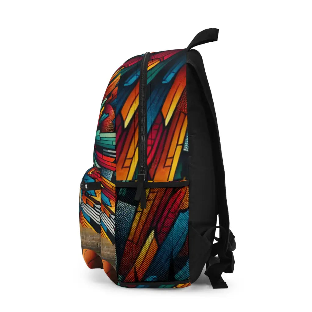 Basketball Court Explosion Backpack One size Bags