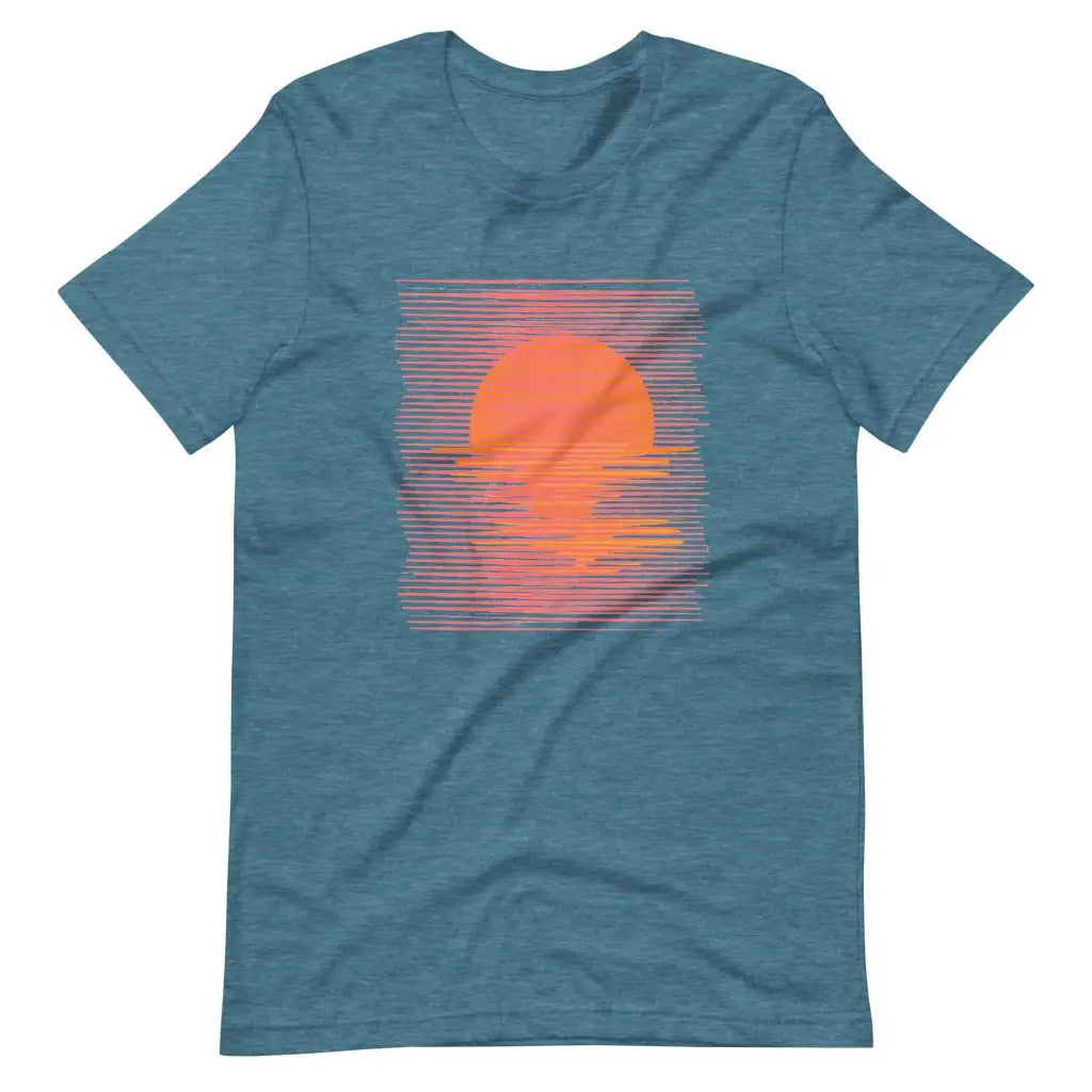 Beach Tee - Short-sleeve unisex t-shirt - Heather Deep Teal