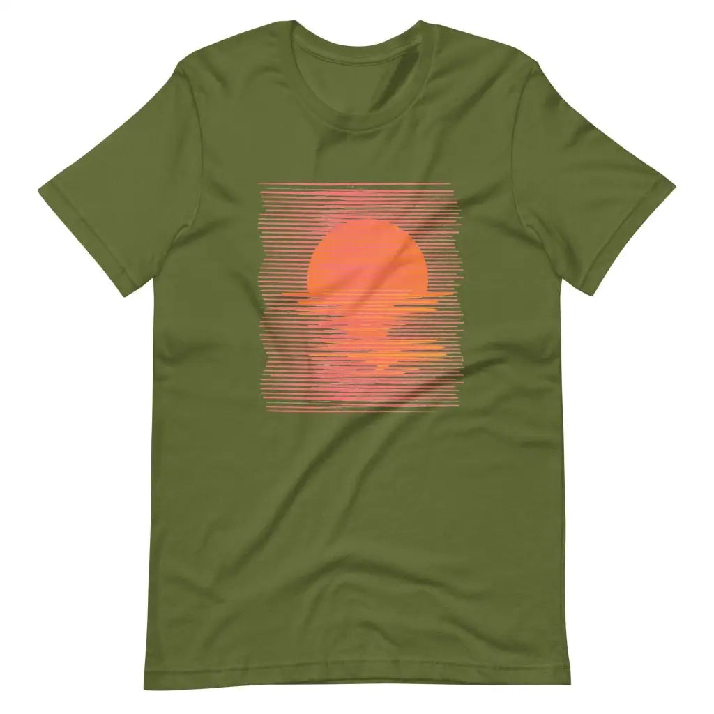 Beach Tee - Short-sleeve unisex t-shirt - Olive / S