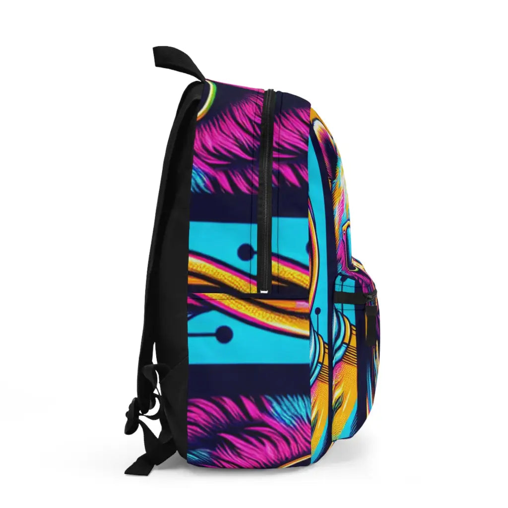 Bear Trio in Neon Attire Backpack One size Bags