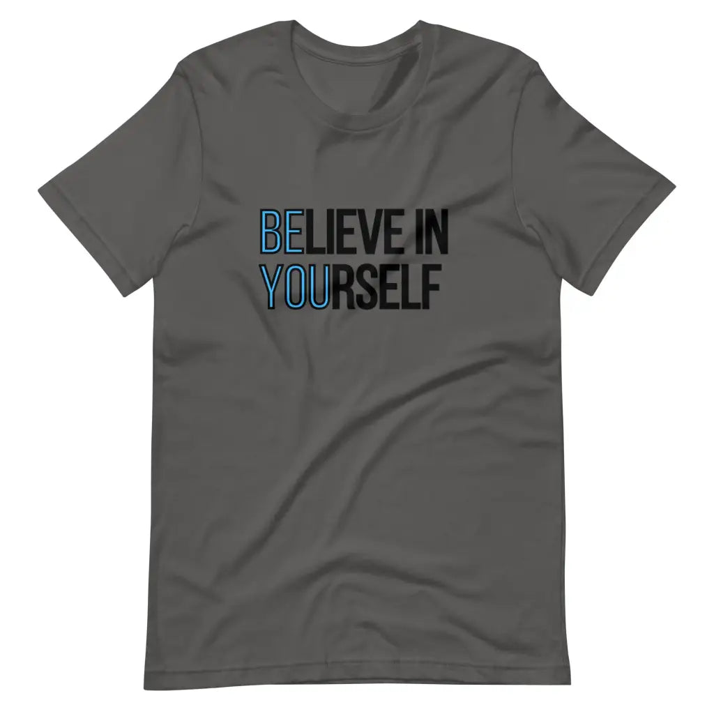 Believe in Yourself t-shirt - Asphalt / S - T-Shirt