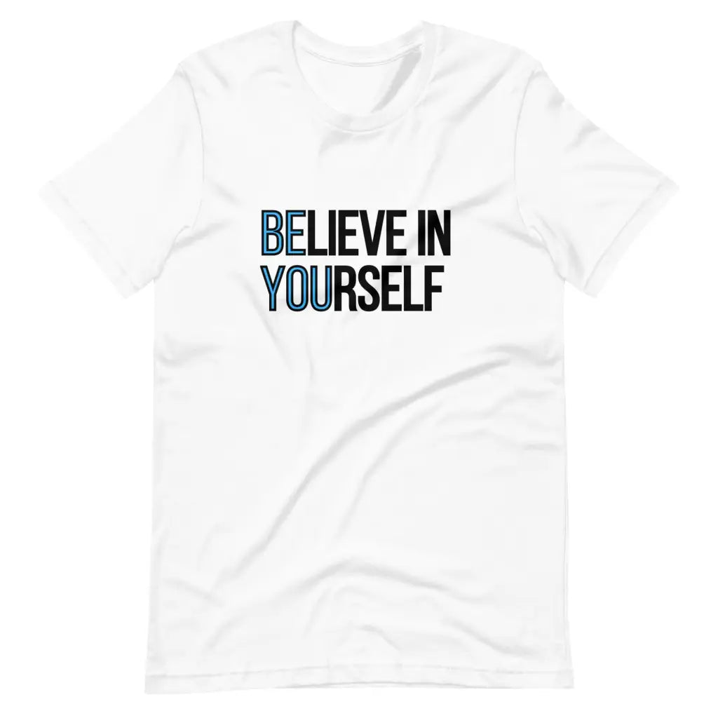 Believe in Yourself t-shirt - White / S - T-Shirt